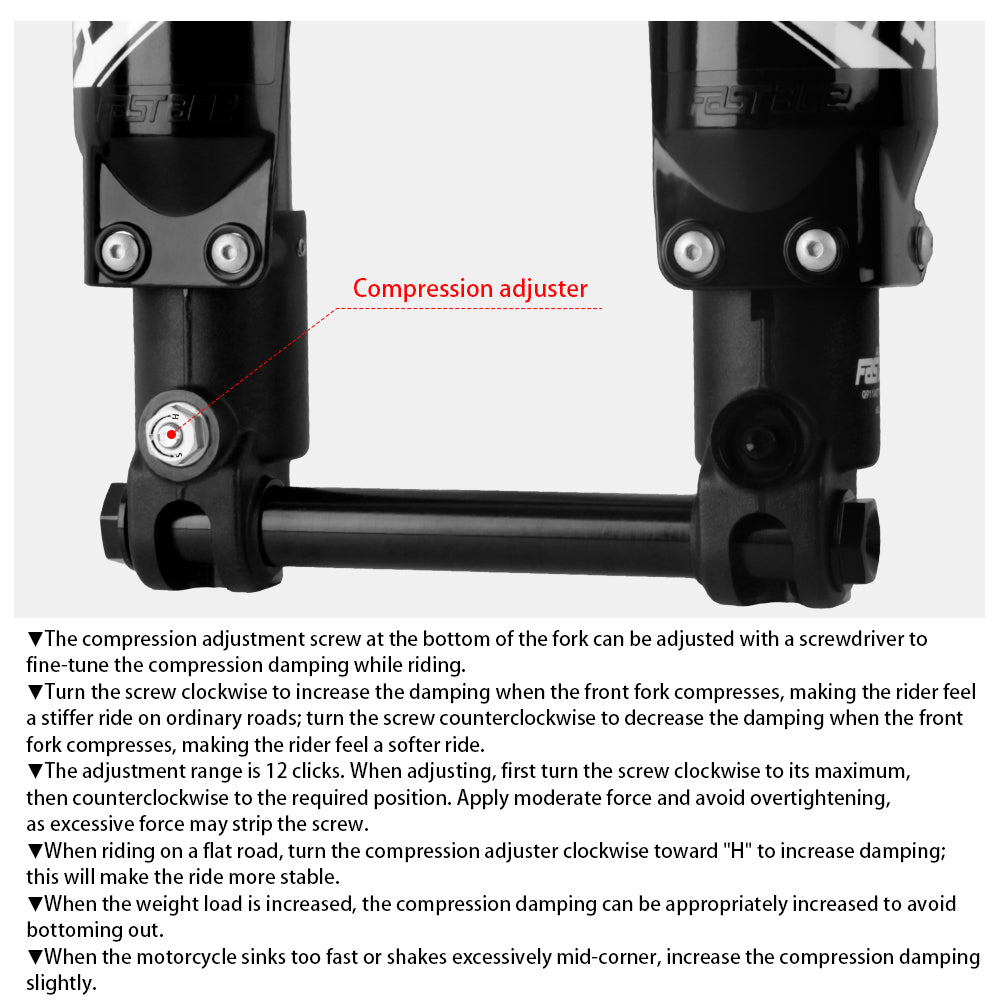 FASTACE ALX13RC 2.0 Original Factory Front Fork Suspension For Surron Light Bee Talaria MX3 Eride pro S/SS 1.0/2.0 79 Bike