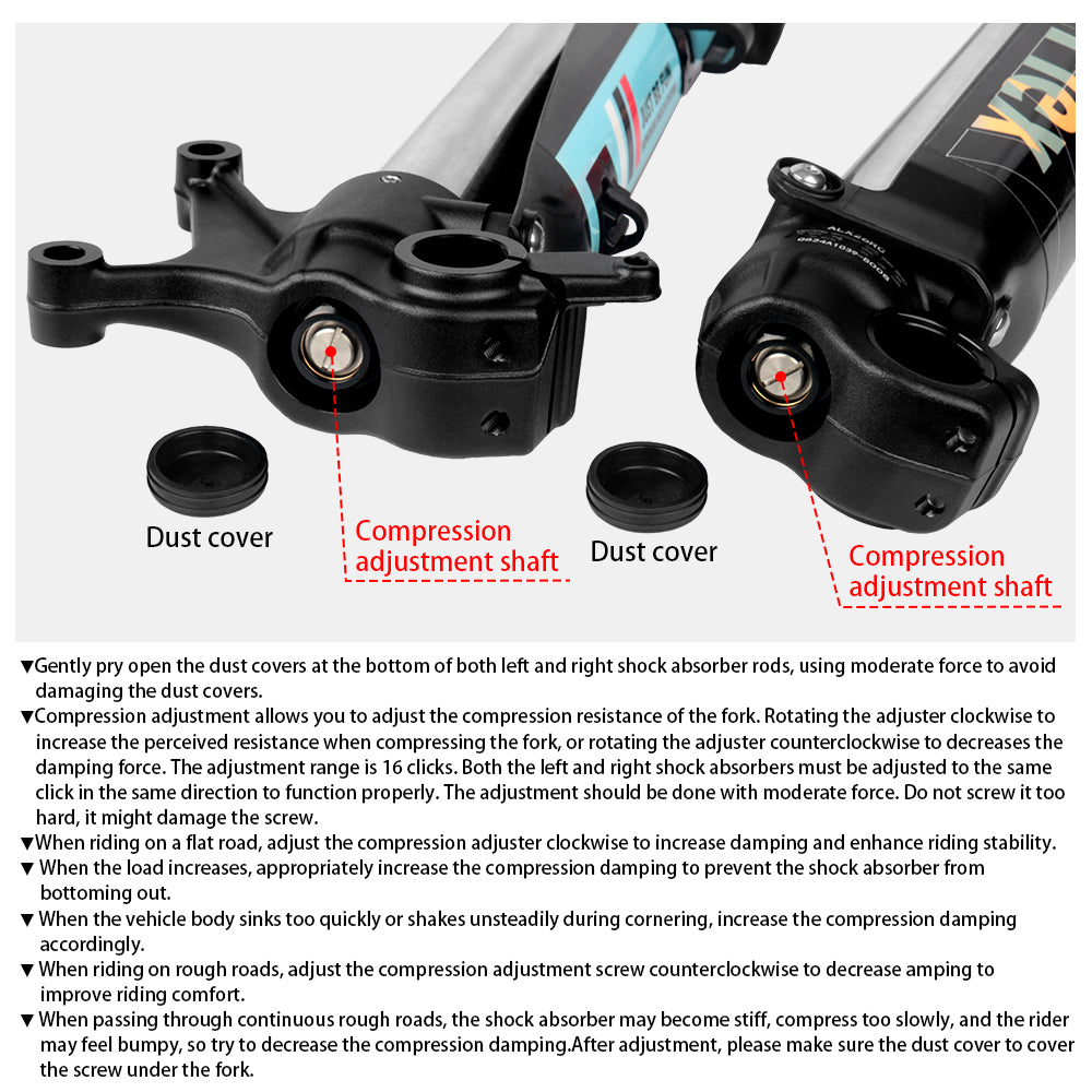 FASTACE ALX26RC Original Factory Front Fork Suspension For Sur-Ron Ultra Bee Off-Road 2023-2025 850L 250mm Travel