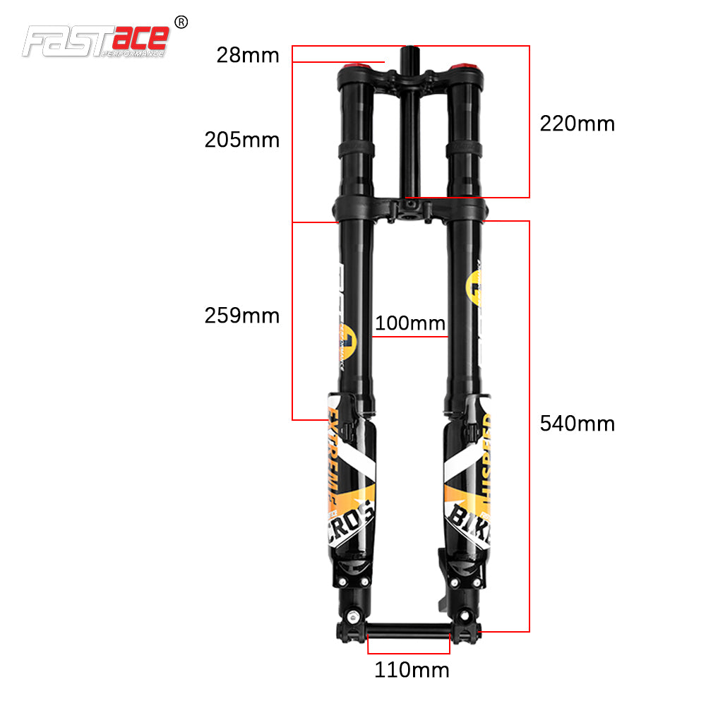 FASTACE ALX13RC 1.0 Original Factory Front Fork Suspension For Surron Talaria Sting E Ride Pro SS 19" 26" 27.5" 29"