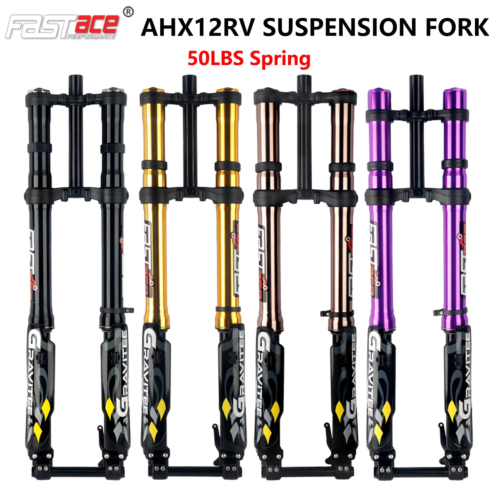 FASTACE AHX12RV Original Factory Front Fork Suspension 50LBS For Surro