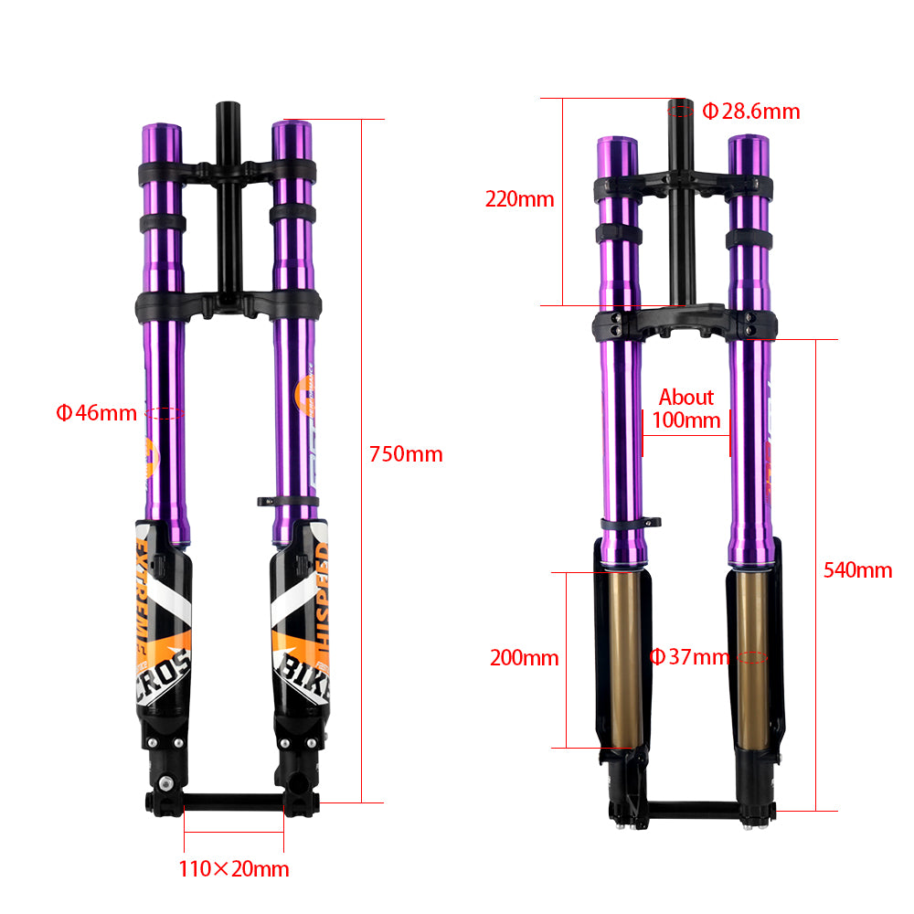 FASTACE ALX13RC 2.0 Original Factory Front Fork Suspension For Surron Light Bee Talaria MX3 Eride pro S/SS 1.0/2.0 79 Bike