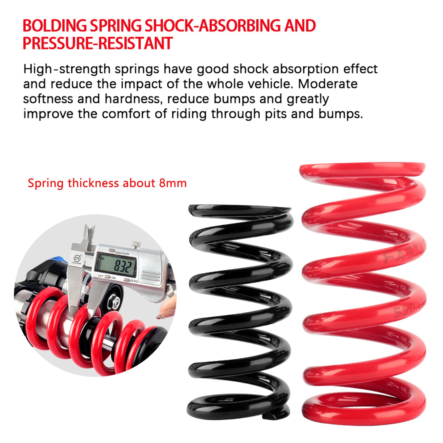 FASTACE BDA72RC Original Factory Downhill Rear Shock Absorber Suspension 450LBS 550LBS For Surron Talaria Sting eBike MTB