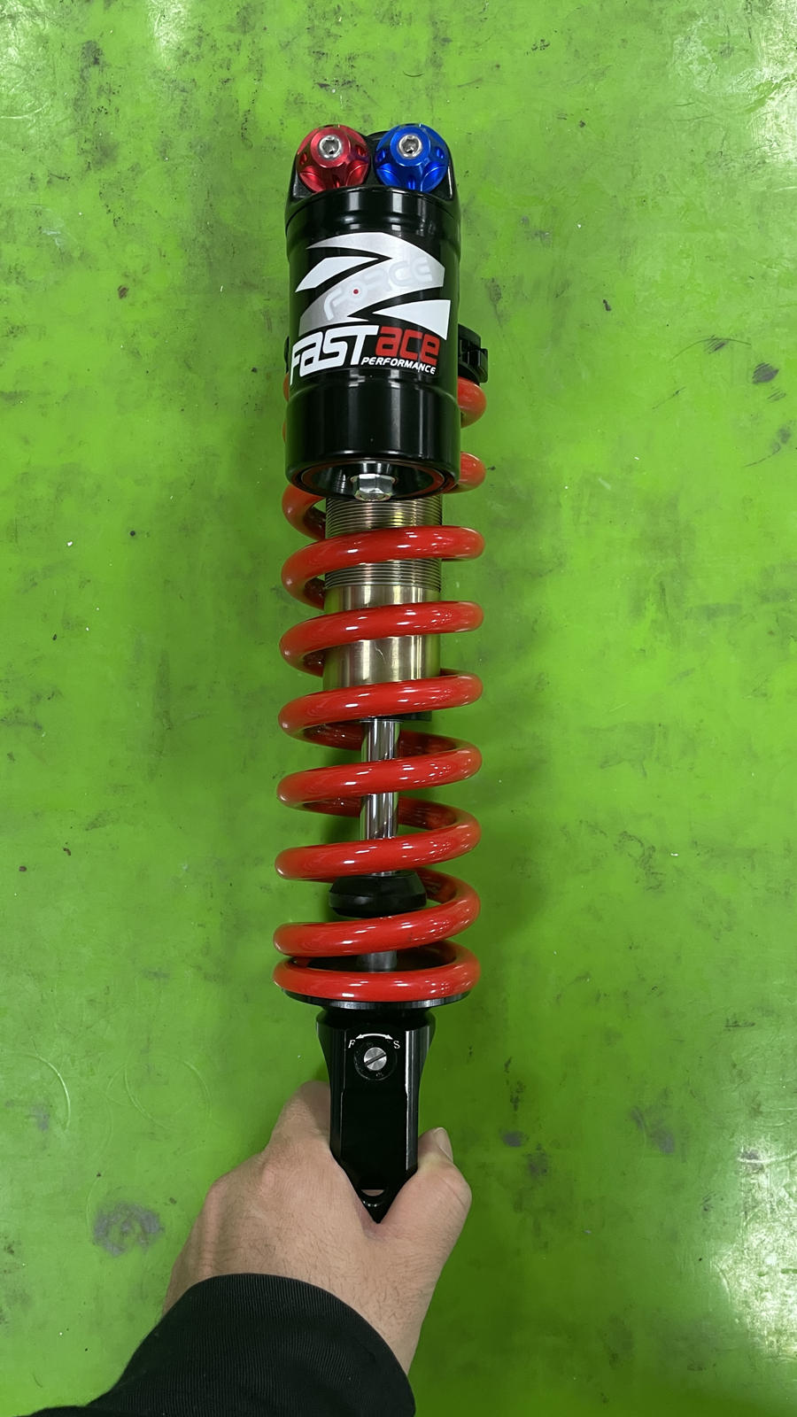 FASTACE BFA59RV External Reservoir Rear Shock Absorber Suspension 356mm 400lbs for Off-road Street bike