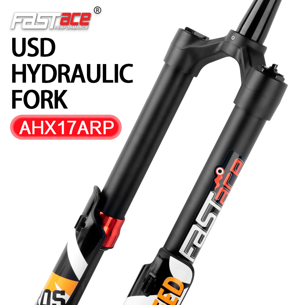 FASTACE AHX17ARP Original Factory Front Fork Suspension Tapered Aluminum Steerer Dual Disc Brake 74.2mm PM for MTB Snow Bike