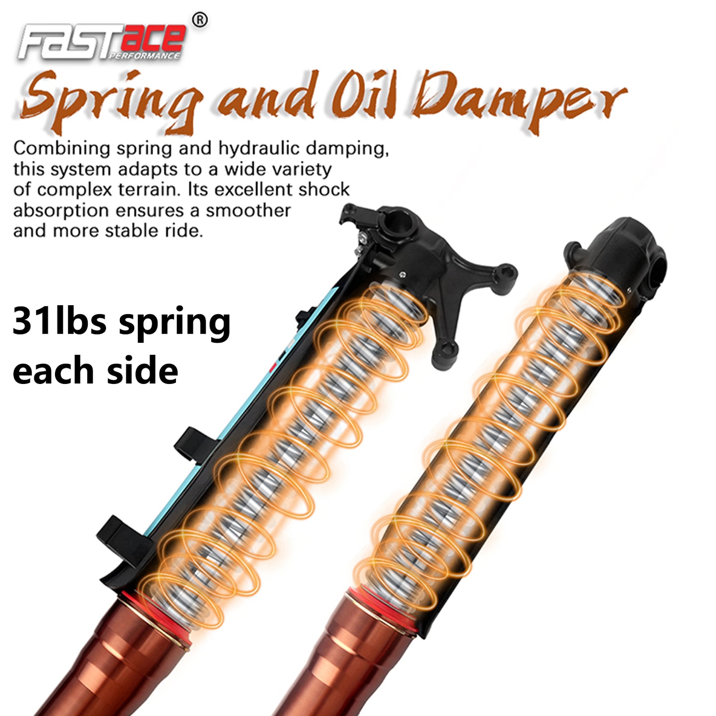 FASTACE ALX26RC Original Factory Front Fork Suspension For Sur-Ron Ultra Bee Off-Road 2023-2025 850L 250mm Travel US Warehouse