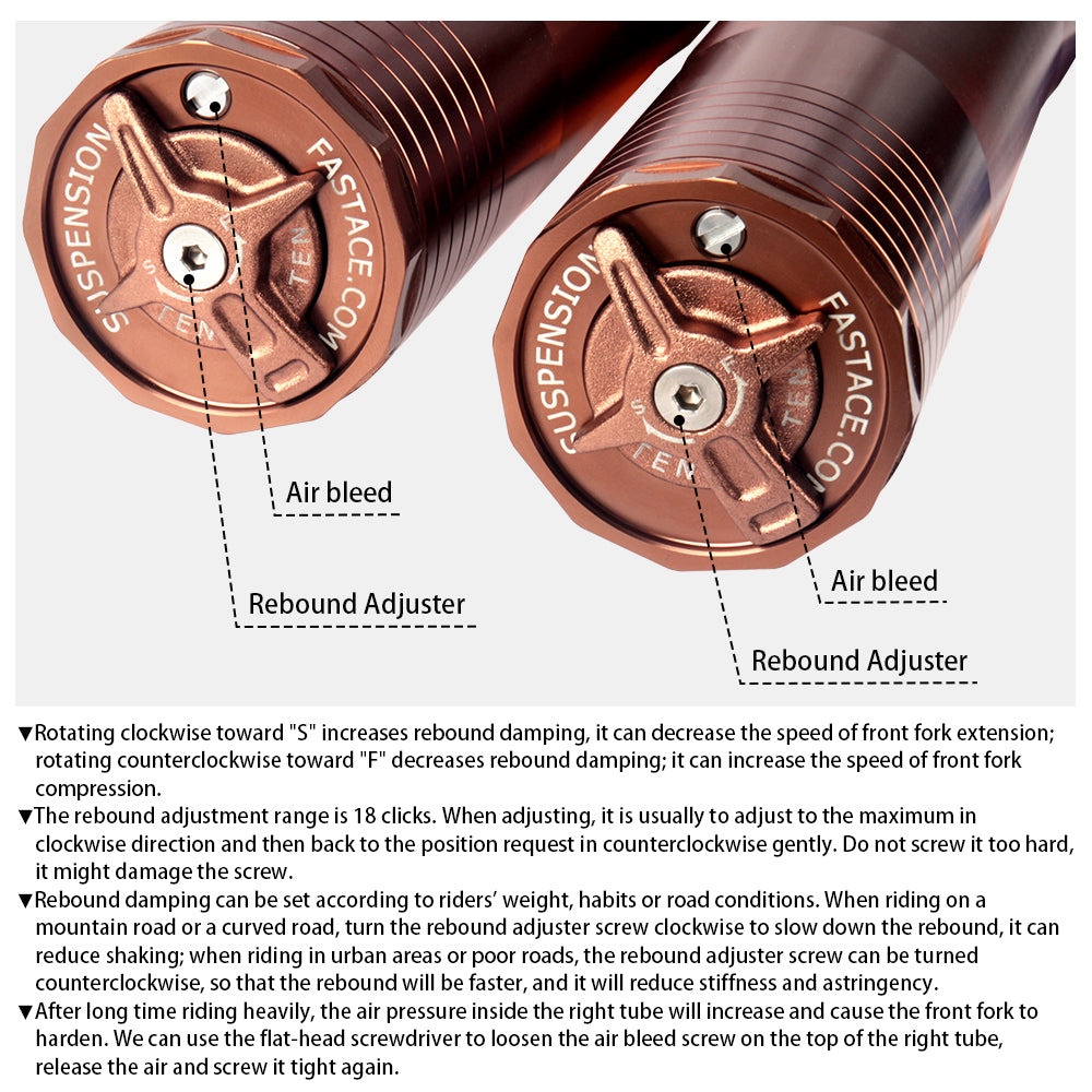 FASTACE ALX26RC Original Factory Front Fork Suspension For Sur-Ron Ultra Bee Off-Road 2023-2025 850L 250mm Travel