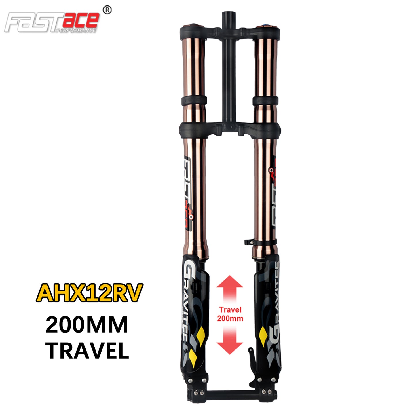 FASTACE AHX12RV Original Factory Front Fork Suspension 50LBS For Surron Talaria Sting 79 Bike Falcon M / Falcon PRO