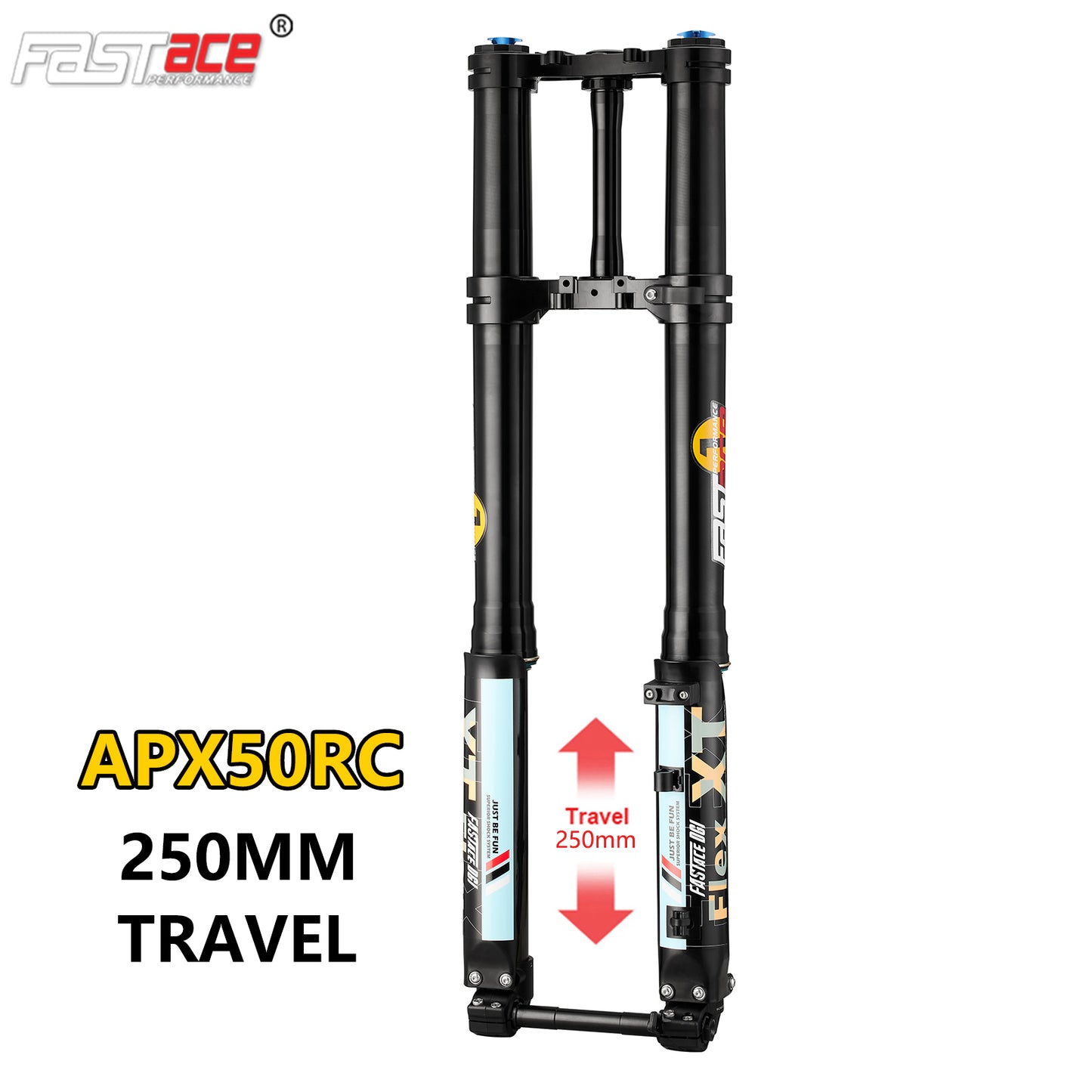 FASTACE APX50RC Front Fork Suspension Closed Cartridged CNC Triple Clamp For Sur-Ron Ultra Bee Off-road