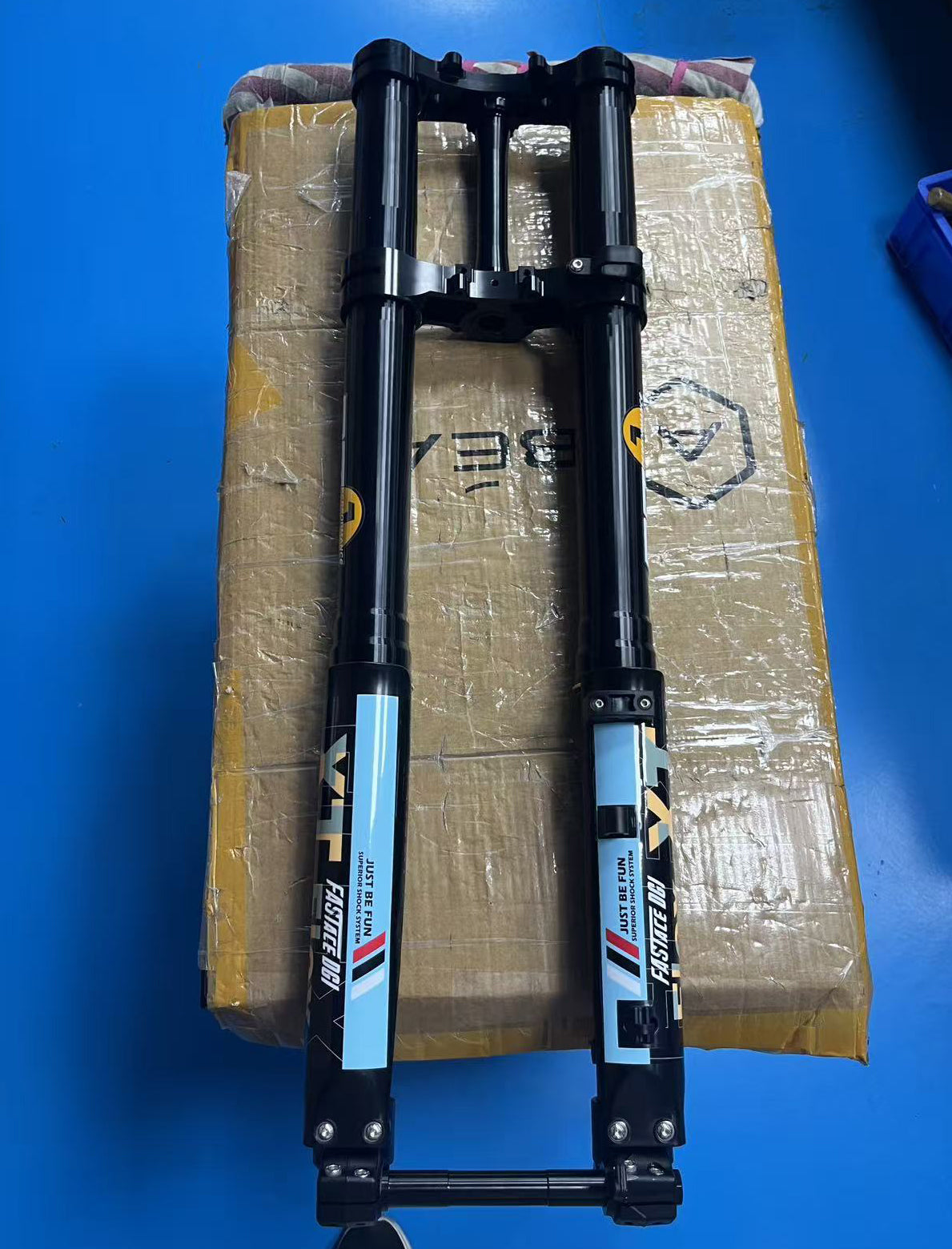 FASTACE APX50RC Front Fork Suspension Closed Cartridged CNC Triple Clamp For Sur-Ron Ultra Bee Off-road